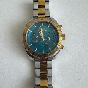 Invicta Model 30035 Chronograph Two-Tone Stainless Steel Watch